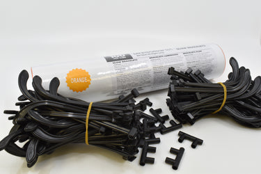 Orange Glow Stick Eye Glasses Bracelets Bulk Pack- 50 Pairs